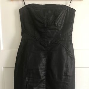 Strapless Black Dress